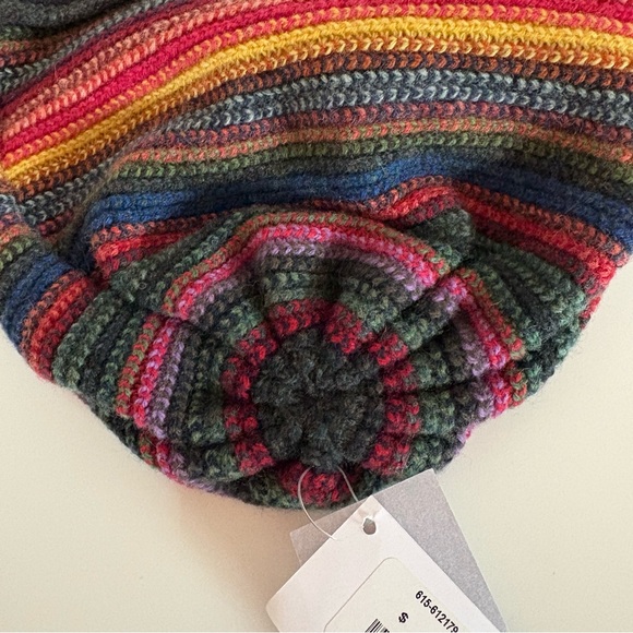 The Scarf Company Made In Scotland, 100% Lambswool Multicolored Beanie, OS, NWT - Picture 9 of 9